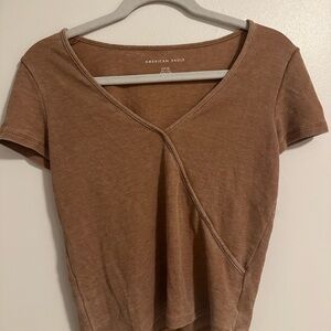 Women’s American Eagle Brown Short Sleeve Size Small